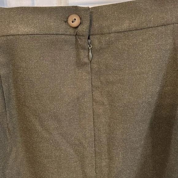 Travis Ayers Women’s 18W Green NWT Fully Lined Career Pencil Knee Length Skirt - Picture 3 of 7